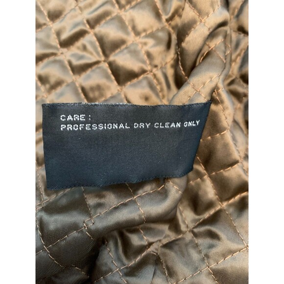 Claiborne Jacket Mens M Vegan Suede Stadium Barn Chore Utility Quilted Coat - Picture 9 of 10